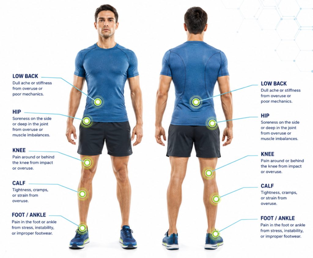 Common areas runners and walkers notice before or after race day